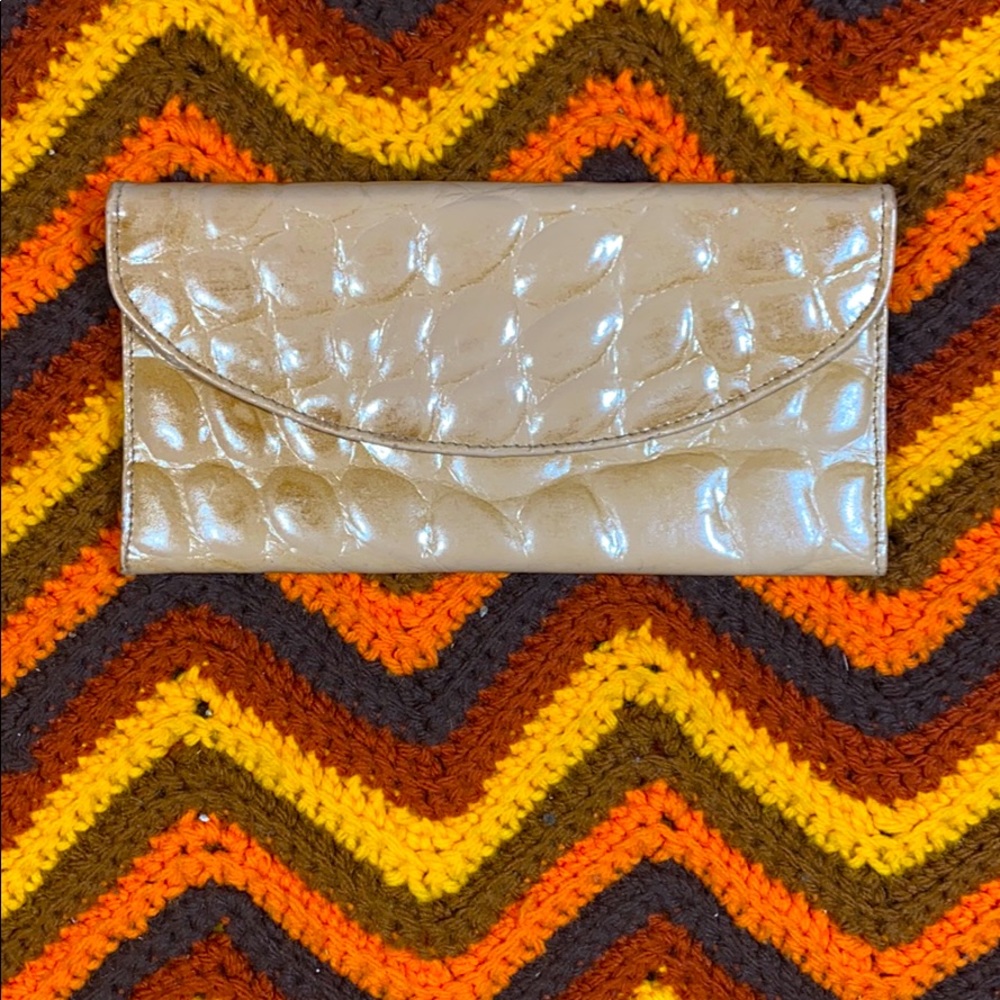 Genuine Split Leather Tan Wallet